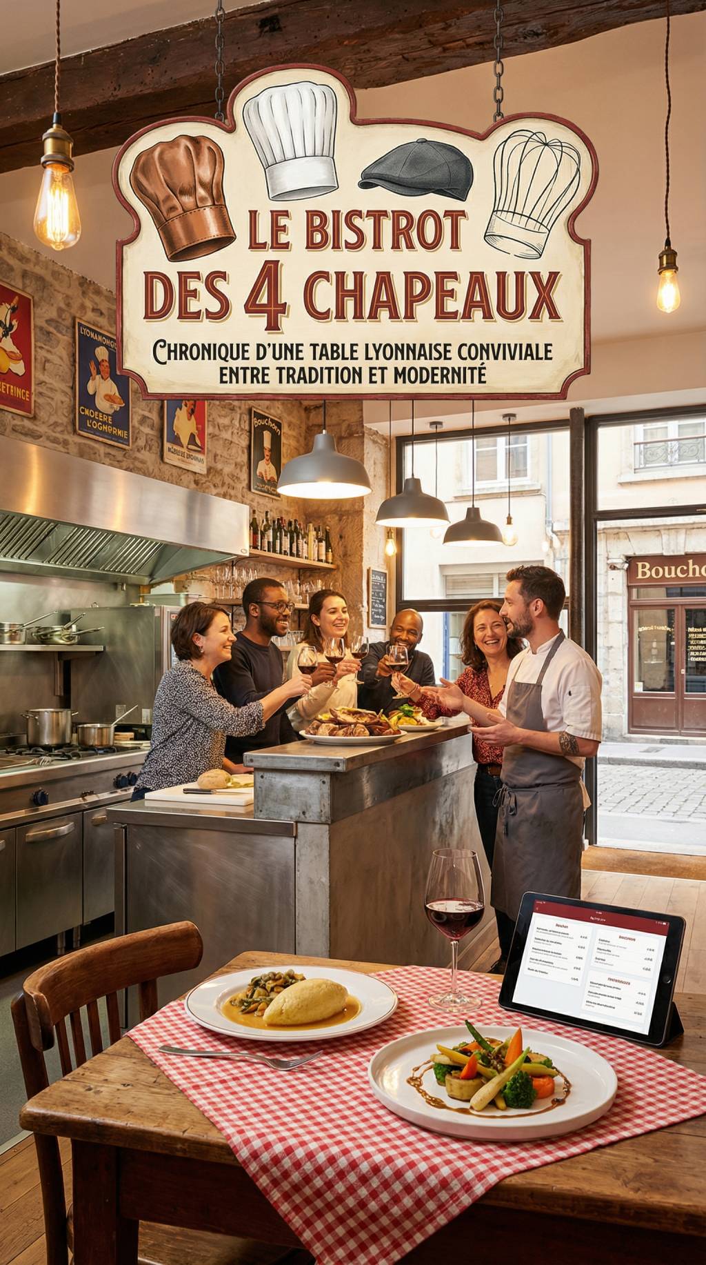 Le bistrot des 4 chapeaux : chronique d’une table lyonnaise conviviale entre tradition et modernité