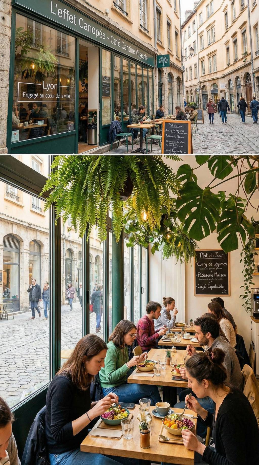 L&rsquo;effet canopée lyon : un café-cantine végétal et engagé au cœur de la ville