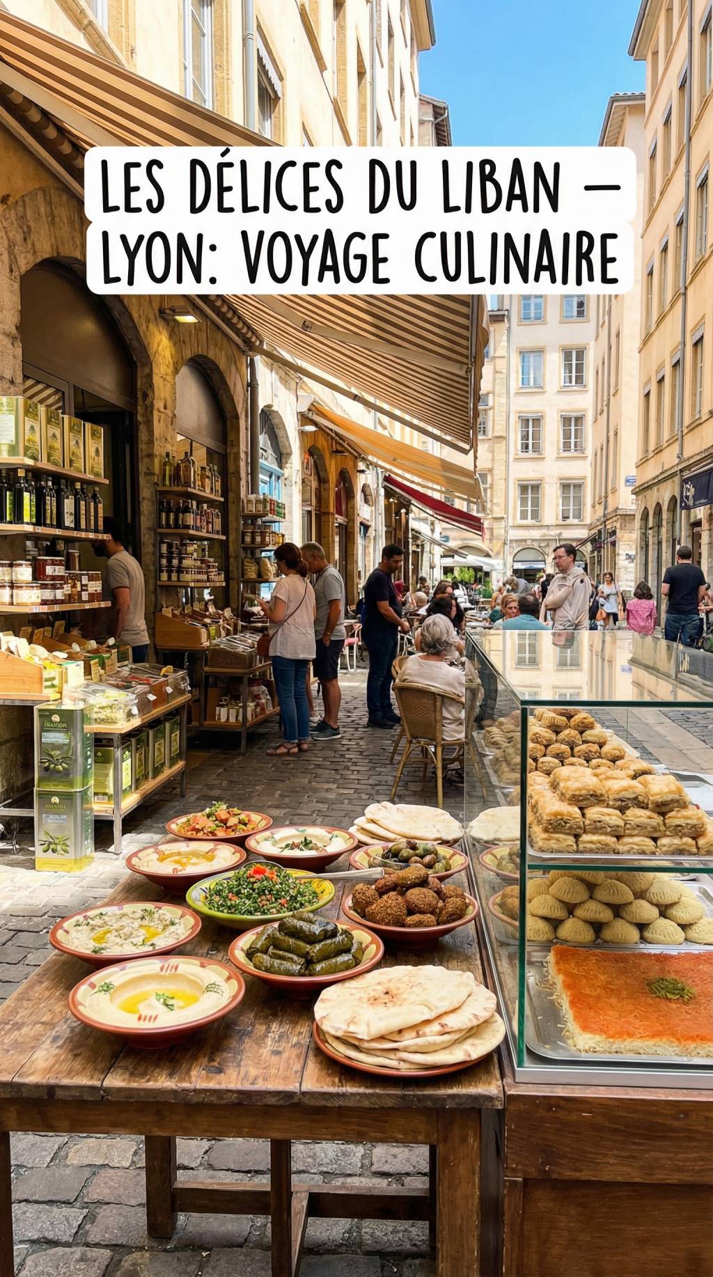 Les delices du liban lyon : voyage culinaire entre mezzés, pâtisseries et épiceries levantines
