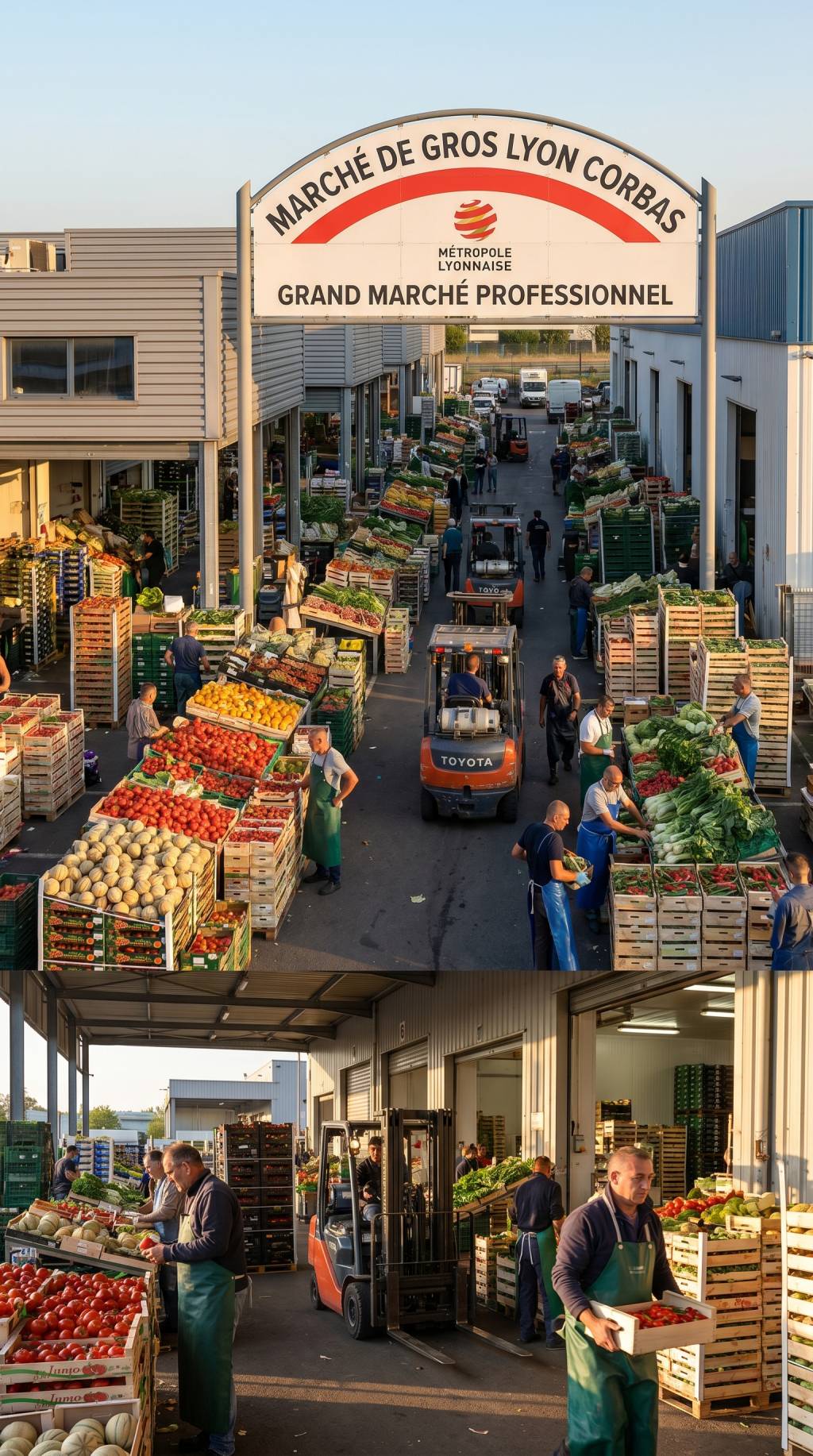 Marché de gros Lyon-Corbas : visiter le grand marché professionnel de la métropole lyonnaise
